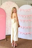 This dress went perfectly with my bridal shower theme!! The bow is a little heavy but with a few safety pins it was perfect!! - Lillian M.