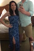 Bought this dress for our anniversary trip to Hawaii to wear on one of our nights out. Boy is it a beautiful color blue and paired perfectly with my espadrille wedges! Thanks, Lulus! - Rebecca S.