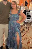 I just wore this to my cousin's wedding. I loved this dress so much and got sooo many compliments. I wish this dress came in more colors/styles. I will say if my boobs were any bigger, it would not be the dress for me, and I did have the straps altered as well. - Kali F.