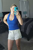 Super cute halter top! It's fitted, but wasn't too tight for me. The halter also gives decent support, so I feel fine without a bra (although I did tuck sports bra pads in for some coverage). Bought for an upcoming vacation, and I'm excited to wear it! - Jenna C.