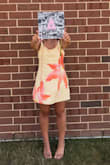 A beautiful dress for a summer night out! Great colors and a fun flare!
(Worn by by daughter for graduation) - Dina A.