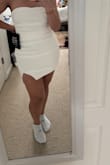 Dress was too short and fabric felt too transparent. - Melody A.