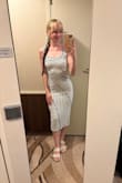 I absolutely loved this dress! It curves and fits in all the right places. Hardest part about it is to take off the dress - it gets a little complicated, but other than that I love it! - Haley A.