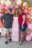 I bought this dress to wear to my graduation party. I loved the layered look on the skirt and the strapless design on the bodice. This dress met all of my expectations. Was shipped right away and when it came in the mail and I tried it on, it fit like a dream. I felt beautiful on graduation party day, so thank you! Highly recommend! - Shannon M.