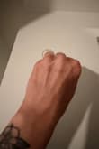 Sizing is completely off. The description says rings run sizes 4-5.5 but all of them are way bigger than that. If I could return and get my money back, I would. For reference, my finger in the photos is a size 4.5. - Cassie R.