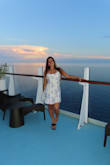 This dress is so cute for a vacation dinner or just a night out somewhere beachy. It fit so nicely although I am normally a size small and medium fit perfect, so maybe size up one. The ties on the shoulders are a cute addition and make it so you can adjust the top of the dress. - Skyla C.
