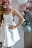 Love this dress! It was so perfect for my bridal shower and I plan to wear it out after my wedding as well. Would recommend particularly for larger than a C cup bust. - Caleigh C.