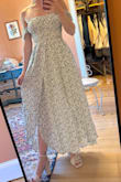 Beautiful dress. Love the cut and details- so flattering and easy to move in! - Caleigh C.