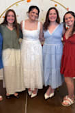 Purchased for my bridal shower and couldn't be happier with it! It has great material, and the corset helped support my chest. If you are on the fence about buying this, just buy it. Might have to purchase this in another color. - Emma S.