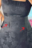 I was obsessed with this dress, it fit just right. The quality of the dress was great. Unfortunately, the dress has a manufacturing defect. The side seams are not sewn evenly, one side is longer than the other, it was very uneven. The stitching appears unfinished and puckered.
I could not justify keeping the dress. - ENEDINIA V.