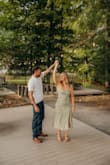 Wore this for our engagement pics and loved it!! So cute - Morgan M.