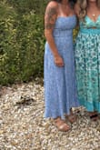 I was a little worried because I'm a tad busty, but you can literally customize the fit. I didn't have to wear a bra or nipple coverings either. It was comfortable, moved with me on the dance floor, and very well made. The straps are thin but sturdy! - Bridgett P.