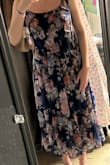 I ended up returning this dress as I had bought four Lulus dresses to try on for one event. I had a very hard time returning this! The material was soft and the dress was very comfortable. It fit great and I loved the floral pattern. I would totally consider re-purchasing this dress for the next event! - Mary D.