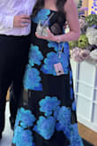 I got soooo many compliments on this dress!! It is my new go-to for wedding guests! It was loose enough to be comfortable dancing!
I got a size small, and I would say it runs pretty true to size. I probably could've sized down to an XS if I wanted to wear it without the straps!
10/10 recommend!!!!! - Gracie S.