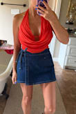 This top is cute and not too revealing; in my opinion, it's also true to size. Very well made - Sarah W.