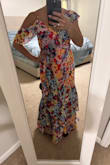 Loved the fit and style of this dress. I was nervous to get a small because I'm bottom heavy and things are usually tight but it fit great! I am wearing it for my friends beach wedding. - Amanda S.