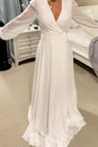 The dress is beautiful. Fabric is really good, but it was a little bit too big for me. - 10 D.