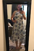 This dress is cute and light and airy. The color is beautiful and I feel completely supported and comfortable in the dress. Nicely made - Wendy M.