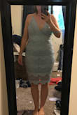 This dress is really nice. I was trying to find a dress to wear to a spring wedding in Texas. I think I found a winner. It's very comfortable. I have a short torso, so often times dresses don't fit the best. This dress is actually really cute. It may Need a belt or a broach or something to jazz it up A bit though. - Wendy M.