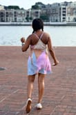 Nice and good for casual wear. Loose but get my curves out and fit well
Love the material - Binta R.