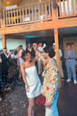I changed into this simple and classic dress for my wedding reception; it was perfect. I funked it up with some red tennis shoes to match my red veil and danced all night! I would recommend tying it up tight and getting the right size so it doesn't fall down when getting jiggy. Plenty of room in the hips. - Lanna G.