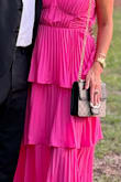 The dress was a beautiful color and fit true to size. It was flattering. However, it bunched up in the middle under the boobs and the straps fringed after one wear. I don't believe it was made well. I do not think I would recommend. - Stephanie F.