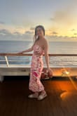 The print is what sold me on this dress! The fit was outside of my usual style. It felt a little loose at the top and I felt like I was pulling it up all night. - Annie E.