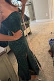 I wore this dress to a vineyard wedding in France and received so many compliments! I'm usually a size 4-6 or Medium, but I had to size up in this dress to a Large because of my back/bust, otherwise the medium would've fit perfectly. The dress was super comfortable and easy to dance in! - Olivia B.