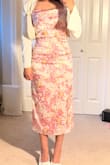 The dress is really cute, but I didn't really like the colours in real life; it's much brighter than in the picture. Overall, the fit is good even though I'd prefer a slightly tighter fit. - Doris O.