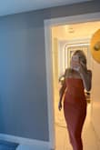 I got this dress for a night out in Las Vegas and it fit perfect, very fitted but not too tight and the color was beautiful - Andrea A.