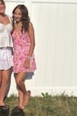 This dress is so fun, flowy, and comfortable to wear! I think the dress fits true to size, but if you want it less tight, maybe size up! - Aizlyn A.