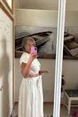 Beautiful material and top fit perfectly, but the bottoms are heavy manuals, and when too large, they don't hang correctly on the waist. The bottoms are not appropriate for the set - Pam A.