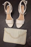 Went beautifully with my wedding dress and pearl adorned heels! Perfect for a beach wedding!!! It was large enough to fit the phone and makeup and all that was needed for my dreamy perfect day! Nice quality! Survived the celebrations and several international flights so far! Not a bead or pearl out of place! - Kimberly A.