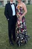 Loved this dress for a black tie, colorful florals encouraged wedding! Got so many compliments in person and from friends who saw pictures! Only thing was that it felt a bit tight under my bust (there is a seam separating the bust & skirt), but overall it fit great and was comfortable to dance in all night long! - Devon M.