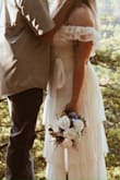 Wore for my elopement and it was perfect! I am shorter, so it fits my height well. Fit true to size and was perfect. - Caroline M.