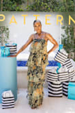 Malaia Black Multi Floral Tiered Maxi Dress