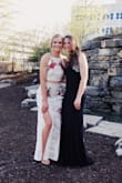 Wore this to my senior prom and I got so many compliments! It's comfy and perfect for a hot day due to it's flowy lace bottom. You can also wear the pieces separate in different outfits so it's definitely worth the buy! I am quite tall and was wearing 5 inch heels so it may be a little long for someone shorter but other than that it was great. - Anna V.