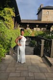This dress was perfect for an all-white soiree I attended in Napa Valley! The stretch of the jersey fabric made the fit perfect, and everything stayed in place; very little shifting. The draping pieces took the dress from beautiful to regal! I received compliments on this dress all night. Definitely a great product by Lulus! - Lasaundra T.