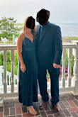 Purchased a size small. Length was to my ankles because I'm short, but otherwise it fit well. Didn't need a bra due to the structure of the top. I didn't quite fill it out, but didn't want to size down and chance it being too tight in my ribcage. Light and airy for a hot summer wedding. Traveled 40 mins in the car and remained wrinkle free. Would def recommend! - Melissa H.