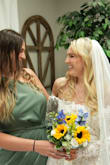 Classically Romantic White Embroidered Floral Veil