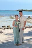 This bridesmaid dress is comfortable, great quality, and the color is gorgeous. It was perfect for a beach wedding! - Alejandra D.