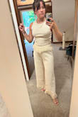 I love this set! I can wear the pieces separately or together. I wish the bottoms didn't have a sweatpants waistline, but overall, a great buy. - Gwen K.