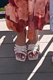 Comfy heels! I would recommend stretching out the toe area before wearing. - Mallory H.