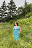 Evaluna Turquoise Plisse Maxi Dress