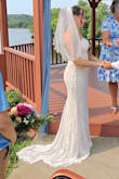 This dress truly made me feel like a queen! It wasn't too heavy; it fit just right! I did use fashion tape to keep the middle up right! - ZoÃ« K.