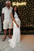 This dress was stunning! It was for our wedding after-party! I received so many compliments on this dress! =W It was perfect for me! - Mandi B.