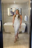 The dress is beautiful, high quality, and you will get compliments all night. - Becky K.