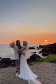 I ordered this for my beach wedding and it was perfect. It fit like a glove and made for beautiful pictures. Highly recommend. - Tiuana F.