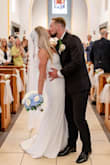 This dress fits my hourglass perfectly! It was so comfortable and beautiful! - Emily M.