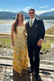 I debated buying this dress for so long as I never usually wear yellow, but I am SO glad I did!! The material is good quality, and the flowers don't look cheap at all; they are really soft. I'm 5'6 and it was touching the ground without heels. - Miranda H.